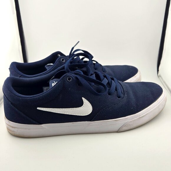 Nike Other - 👟 Nike Men’s Low Canvas Sneakers | Blue | Lace-Up | Size 12